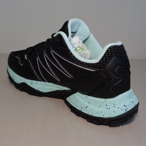 Fila Size 8 M QUADRIX Black / Aqua Trail Sneakers New Women's Shoes - Picture 11 of 16